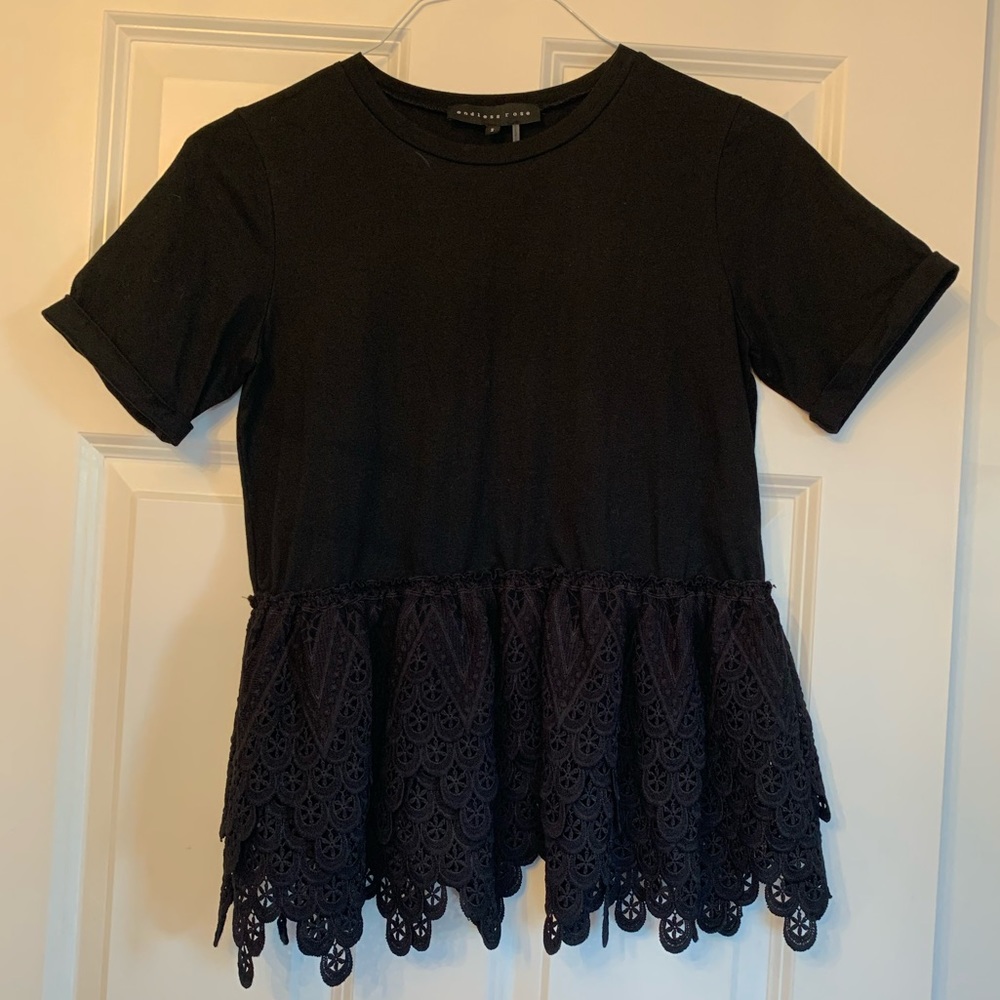 Endless Rose black top size S